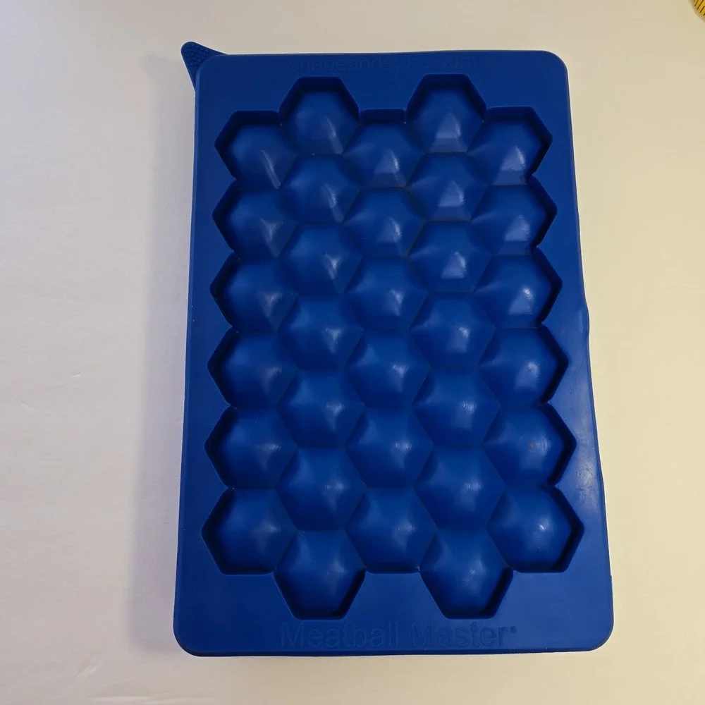 Meatball Master Silicone Mold 32 meatballs 1oz each Shapeandstore Blue Canada